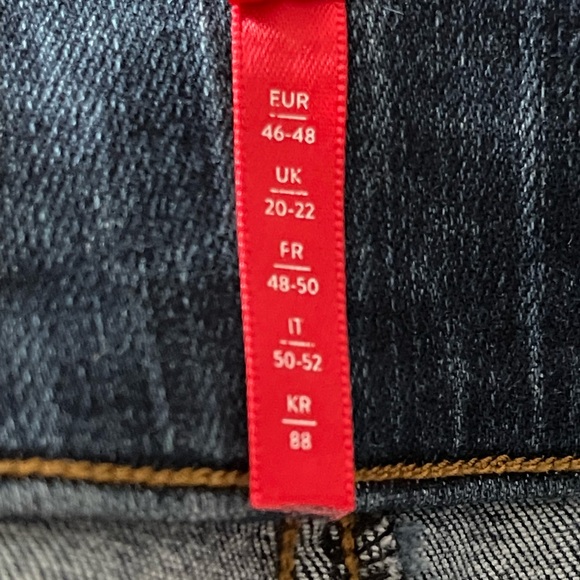 SPANX Distressed Ankle Skinny Jeans, Medium Wash XL - Picture 11 of 16